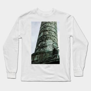 The Column At Vendome - The Base - A Different Perspective © Long Sleeve T-Shirt